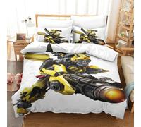 Transformers Bumblebee Impression En D Parure De Couette Avec Fermeture Eclair Housse De Couette Respirante£¬Pour Tout Le Monde£¬ Housse De Couet