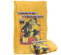 Transformers Bumblebee Plaid Ultra Doux au Toucher Soyeux - 91 x 147 cm