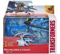 Transformers Bumblebee Strafe - L'age De L'extinction - Figurine - Dino Retro Friction