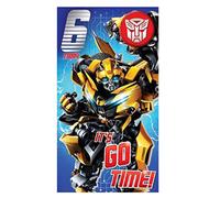 Transformers Carte d'anniversaire pour 6 ans