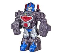 Transformers Classic Heroes Team Optimus Primal, Figurine Convertible de 11 cm, pour Enfants à partir de 3 Ans F4442 Multicolore