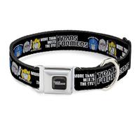Transformers Collier pour chien avec boucle de ceinture de sécurité