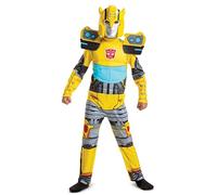 Transformers - Costume Enfant Bumblebee avec Masque - Taille S (4-6 Ans) - Licence Officielle - Déguisement pour Garçons