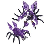 Transformers CYBERWORLD Energon Surge Cyber Changers en Armure, Figurine Airachnid, Conversion Rapide au Mode araignée, Robot Jouet pour Enfants, dès 6 Ans