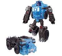 Transformers CYBERWORLD Optimus Primal Cyber Changers Energon Surge | Figurine d'action de 10 cm | Transformation Rapide en Mode Camion | Jouet Robot pour Enfants de 6 Ans et Plus