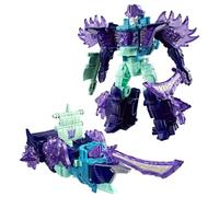 Transformers CYBERWORLD Ultimate Cyber Changers Energon Surge, Figurine Scourge, Conversion Rapide en Bateau Pirate, Robot Jouet pour Enfants, dès 6 Ans