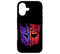 Transformers Decepticon Autobot Distressed Split Retro Logo Coque pour iPhone 17