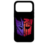 Transformers Decepticon Autobot Distressed Split Retro Logo Coque pour iPhone 17 Pro Max