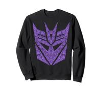 Transformers Decepticons Purple Icon Filled Logo Sweatshirt
