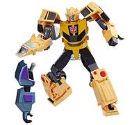 Transformers EarthSpark, Figurine Bumblebee Classe Deluxe de 12,5 cm, Jouet Robot pour Enfants, à partir de 6 Ans