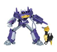 Transformers EarthSpark, Figurine Shockwave Classe Deluxe de 12,5 cm, Jouet Robot pour Enfants, à partir de 6 Ans