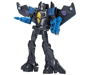 Transformers EarthSpark, Figurine Skywarp uerrier de 12,5 cm, Jouet Robot pour Enfants, à partir de 6 Ans