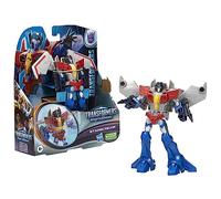Transformers EarthSpark, Figurine Starscream Classe Guerrier de 12,5 cm, Jouet Robot pour Enfants, à partir de 6 Ans