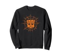 Transformers Evergreen Halloween Autobot Emblem Spiderweb Sweatshirt