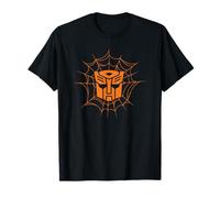 Transformers Evergreen Halloween Autobot Emblem Spiderweb T-Shirt
