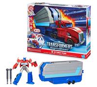 Hasbro Coffret Transformers EarthSpark Optimus Prime Remorque de Combat