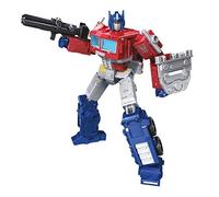 Transformers Generation War for Cybertron - Robot Leader Optimus Prime - 17,5cm - Jouet Transformable 2 en 1