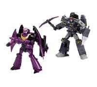 Transformers Generations Legacy Evolution Rise of Tyranny, Pack de 2 Figurines Miner Megatron et Senator Ratbat Classe Voyageur de 17,5 cm