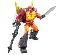 Transformers Generations War for Cybertron: Figurine Rodimus Prime et remorque, Classe Commander