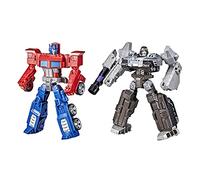 Transformers Heroes and Villains, Pack de 2 Figurines Optimus Prime et Megatron de 17,5 cm, pour Filles et garçons, à partir de 6 Ans