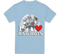 Transformers - "I Love Bad Bots" T-shirt pour homme TV14985 (L) (Bleu clair)
