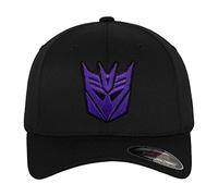 Transformers Officiellement sous Licence Decepticon 3D Patch Flexfit Baseball Cap (Noir), Large/X-Large