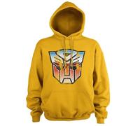 Transformers Officiellement sous Licence Distressed Autobot Shield Sweat À Capuche (Doré), Medium