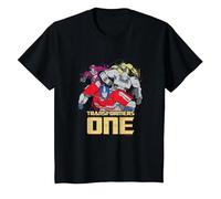 Transformers One Group Logo T-Shirt, Enfant, Noir, 4 Ans
