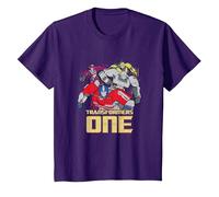 Transformers One Group Logo T-Shirt, Enfant, Violet, 8 Ans