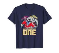 Transformers One Group Logo T-Shirt, Homme, Bleu Marine, XXL