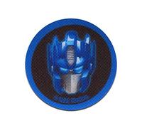 Transformers Optimus Prime Button - Ecusson thermocollant patches appliques, Taille: 5,5 x 5,5 cm