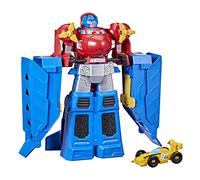 Hasbro – Jouet Transformers Optimus Prime Jumbo Jet, figurine Bumblebee, voiture de course 11 cm, 38 cm