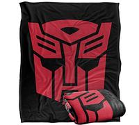 Transformers - Plaid Ultra Doux au Toucher avec Logo Transformers Autobot 152 x 127 cm