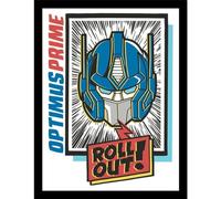 Transformers - Poster encadré ROLL OUT (40 cm x 30 cm) (Multicolore)
