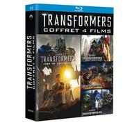 Transformers - Quadrilogie : Transformers + Transformers 2 - La Revanche + Transformers 3 - La Face Cachée De La Lune + Transformers : L'âge De L'extinction - Blu-Ray
