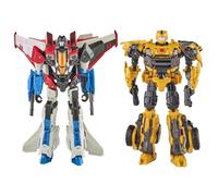 Transformers: Reactivate Lot de 2 figurines Bumblebee et Starscream inspirées du jeu vidéo, 16,5 cm, 8+, F0383