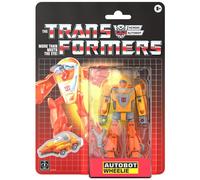 Transformers Figurine d'action rétro G1 inspirée de Autobot Wheelie 11,4 cm Jouet robot pour enfants à partir de 8 ans