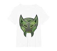 Transformers: Rise of The Beasts Glowing Maximal Logo T-Shirt, Femme Grandes Tailles, Blanc, 5X
