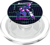 Transformers Soundwave 1984 Grid PopSockets PopGrip pour MagSafe