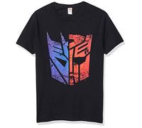 Transformers Split Logo T-Shirt, Noir, M Homme