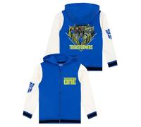 Transformers Sweat à Capuche Autobots Sweat Garçon Coton | Megatron Et Optimus Prime Hoodie | Bleu 7-8 Ans