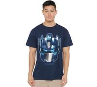 Transformers T-Shirt Unisexe Transformers Generations Optimus Grand Visage, Bleu Marine, Bleu Marine, 3XL