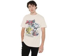 Transformers T-Shirt Unisexe Unisexe Transformers Generations Retro Comic Grid - T-Shirt Naturel, Naturel, XXL