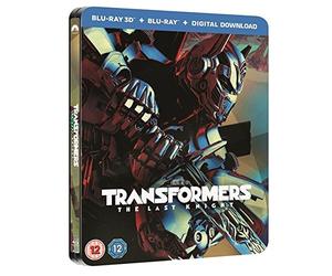 Transformers The Last Knight 3D Limited Edition Steelbook /Import / Includes 2D Blu Ray
