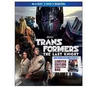 Transformers The Last Knight Blu-Ray + DVD w/ Limited Edition Bag