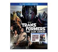 Transformers The Last Knight Blu-Ray + DVD w/ Limited Edition Bag