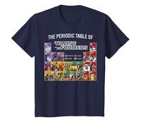 Transformers The Periodic Table of Transformers T-Shirt, Enfant, Bleu Marine, 3 Ans