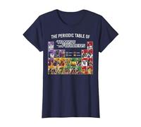 Transformers The Periodic Table of Transformers T-Shirt, Femme, Bleu Marine, XS