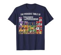 Transformers The Periodic Table of Transformers T-Shirt, Homme, Bleu Marine, M