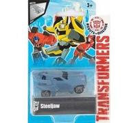 Transformers voiture steeljaw - vehicule miniature en metal - serie 1 - voiture bleu et grise Bleu